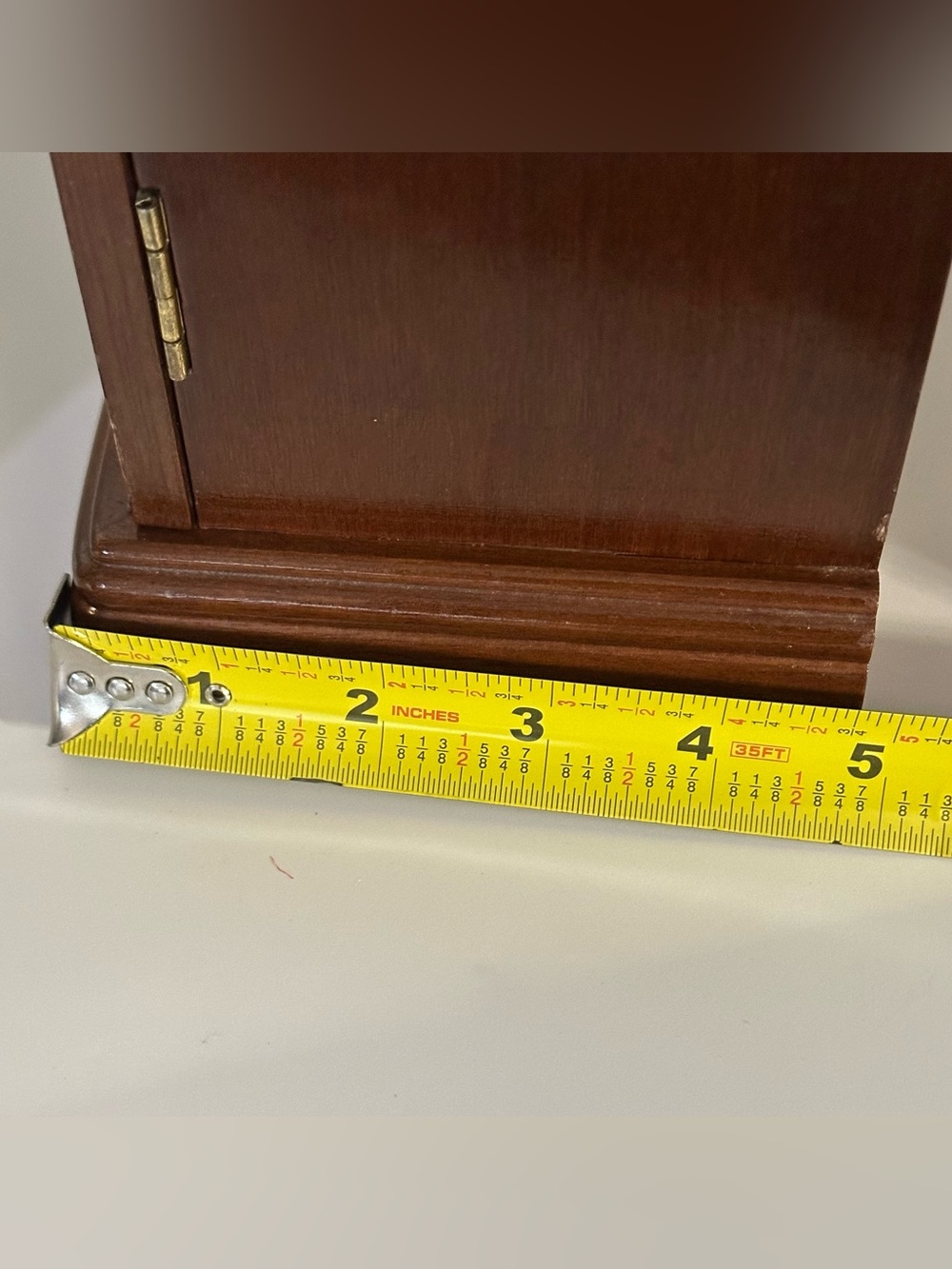 Vtg. Wooden jewelry box with 3 drawers - Picture 4 of 9